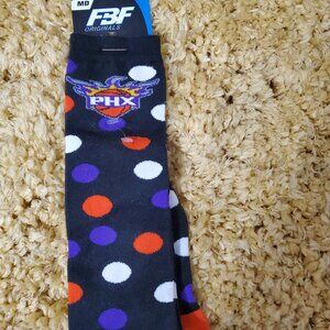Adult Polka Dot Long Cotton NBA Phoenix Suns Casual Socks Sz MD, W 6-11, M 5-10